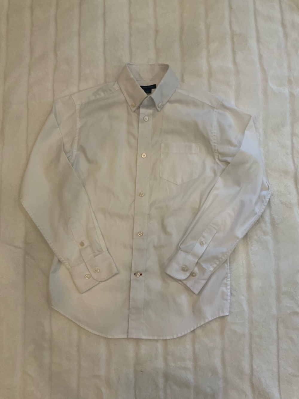 Tommy Hilfiger White Button-Down Dress Shirt